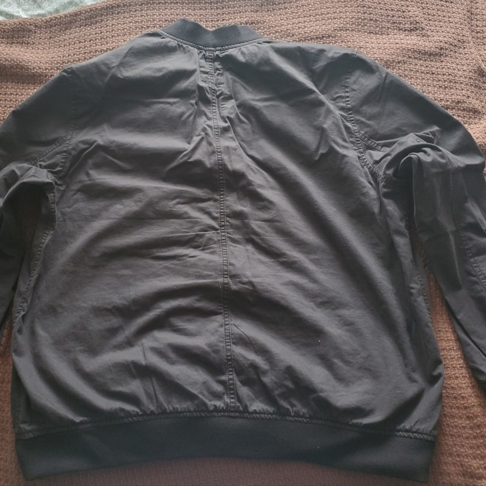 Gap Lightweight Black Bomber Jacket - image 3